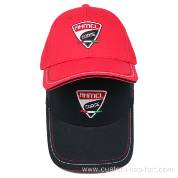 High Profile Baseball Cap with 3d Embroidered Logo